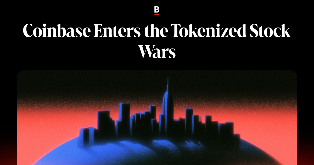 Coinbase enters the tokenized stock war