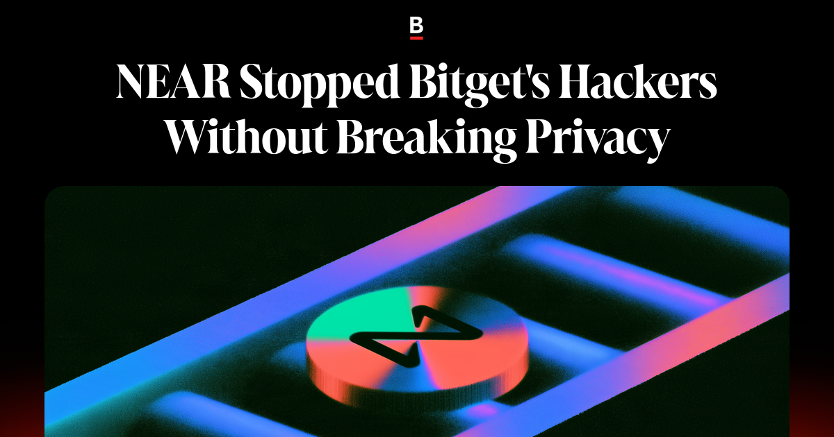 NEAR stopped Bitget hackers without violating privacy