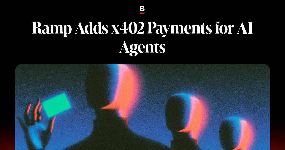 Ramp adds x402 payments for AI agents