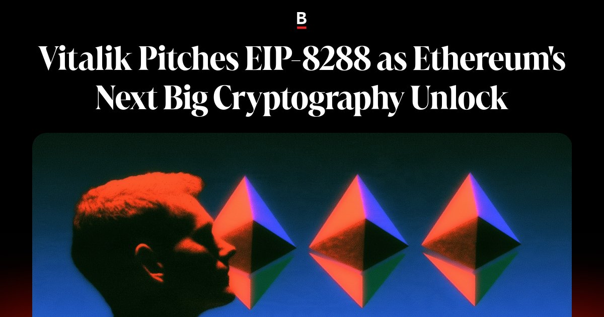 Vitalik Introduces EIP-8288 as Ethereum’s Next Big Crypto Unlock