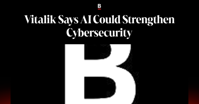 Vitalik says AI could boost cybersecurity