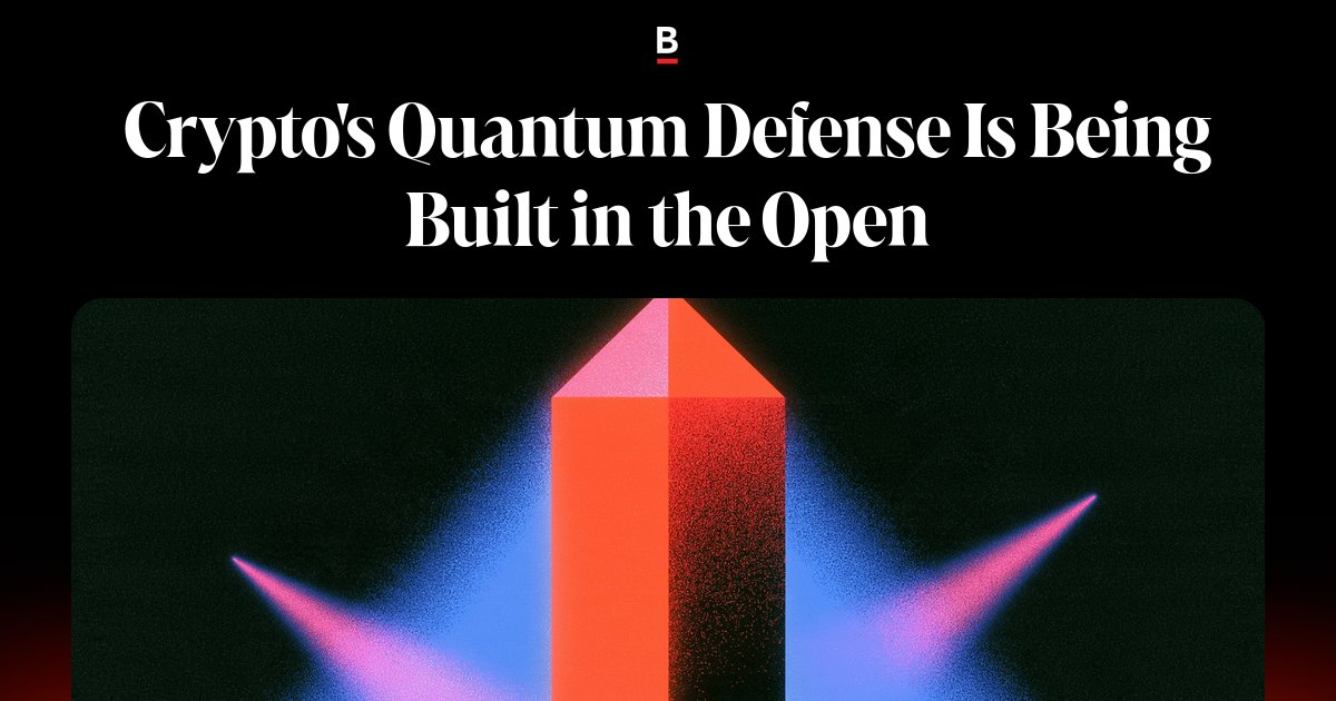 Crypto’s quantum defense is built in the open