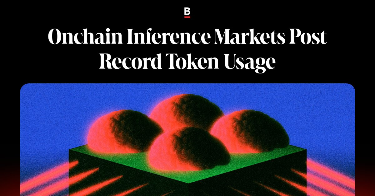 Onchain Inference Markets Post Record Token Usage