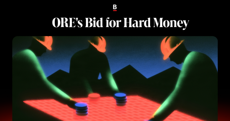 🏴 ORE’s offer for hard money