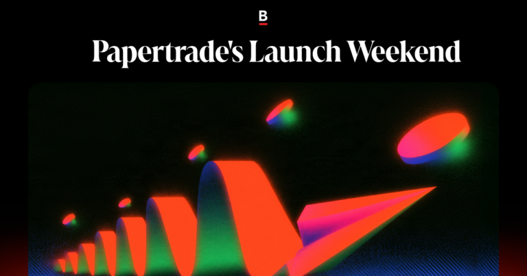🏴 Papertrade launch weekend | Without a bank