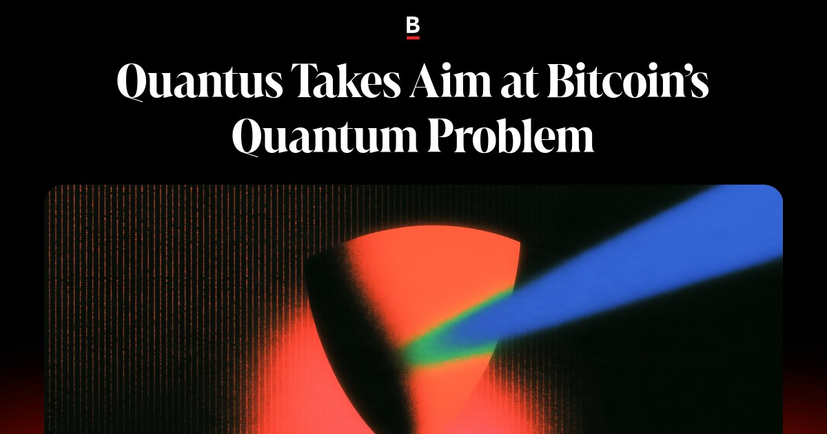 Quantum tackles Bitcoin’s quantum problem